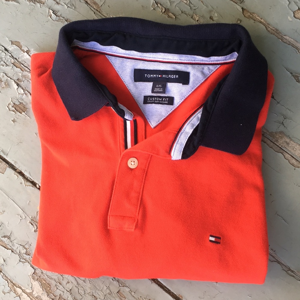 Tommy Hilfiger red polo